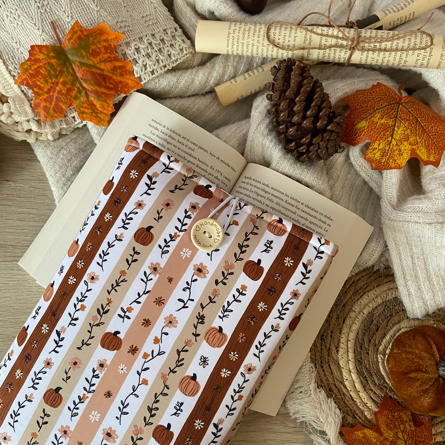 Funda literaria Pumpki