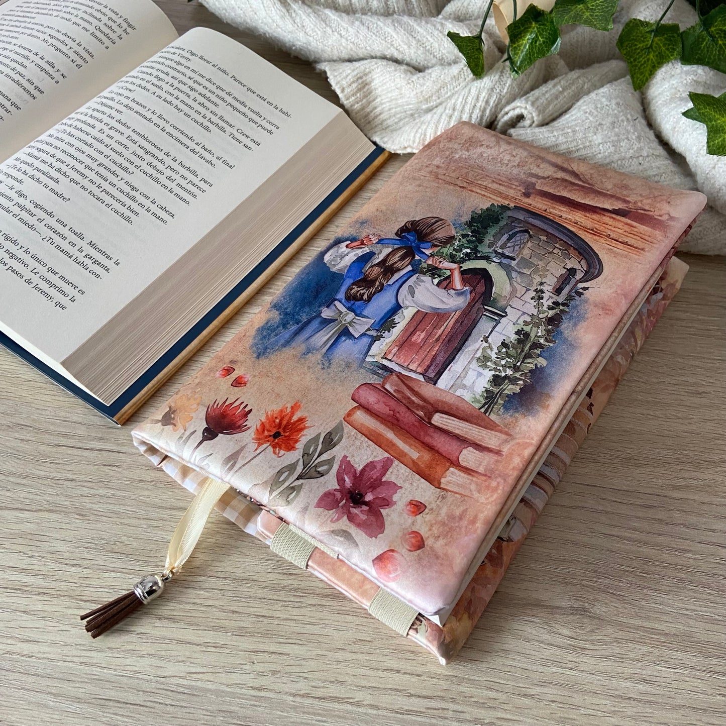 Funda ajustable Bella en acuarela