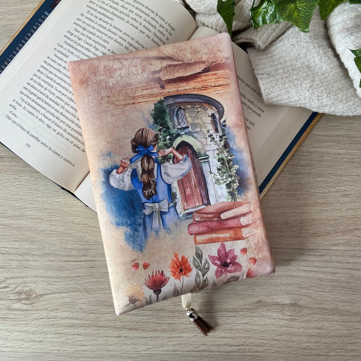 Funda ajustable Bella en acuarela