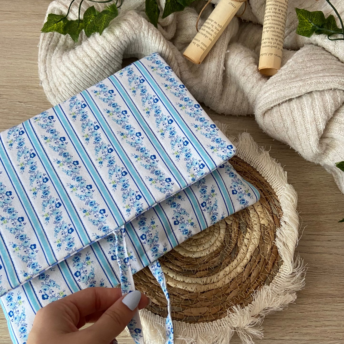 Funda acolchada bleu