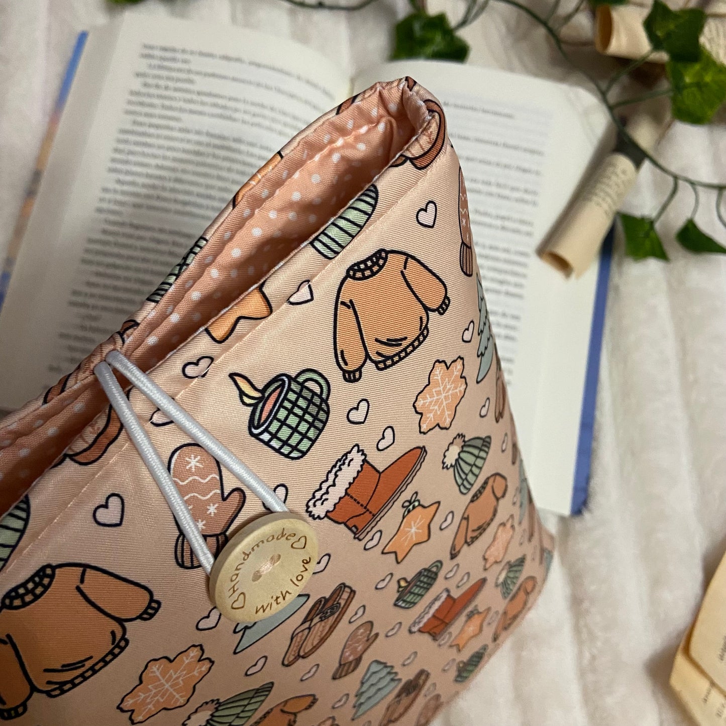 Funda literaria cozy winter