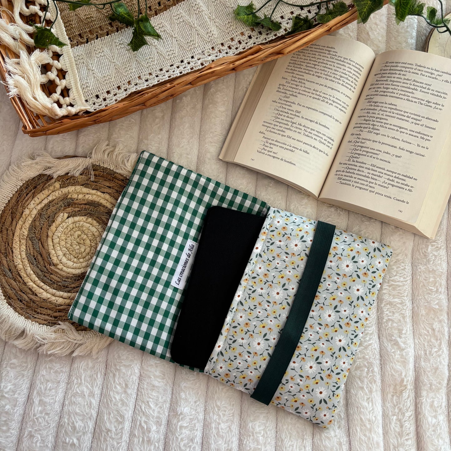 Funda de solapas para ebook tus margaritas