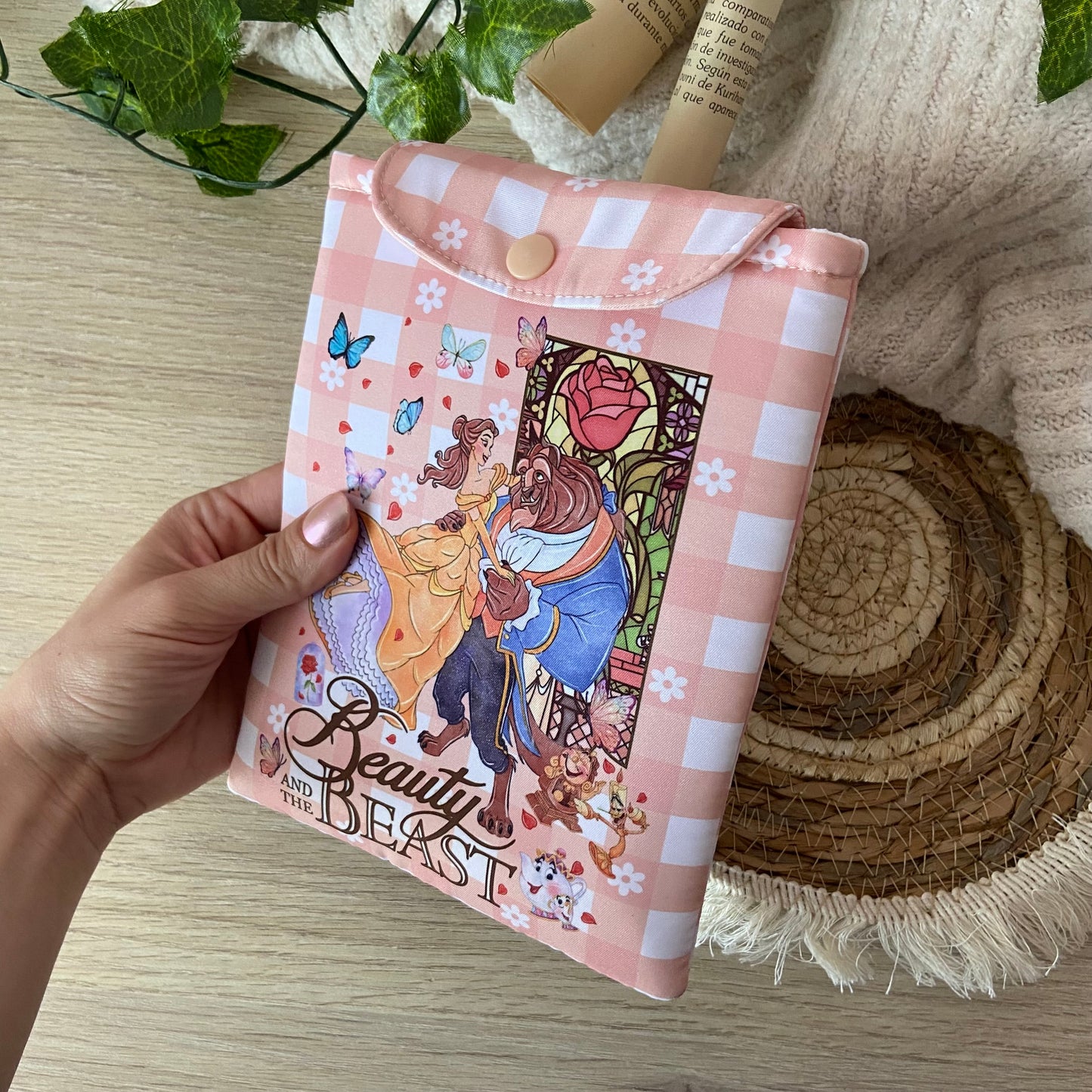 Funda kindle/kobo libra colour Bella y Bestia