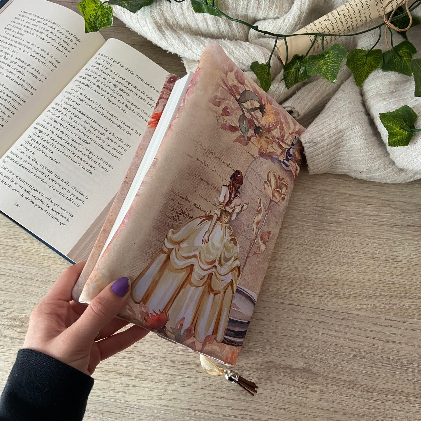 Funda ajustable Bella en acuarela