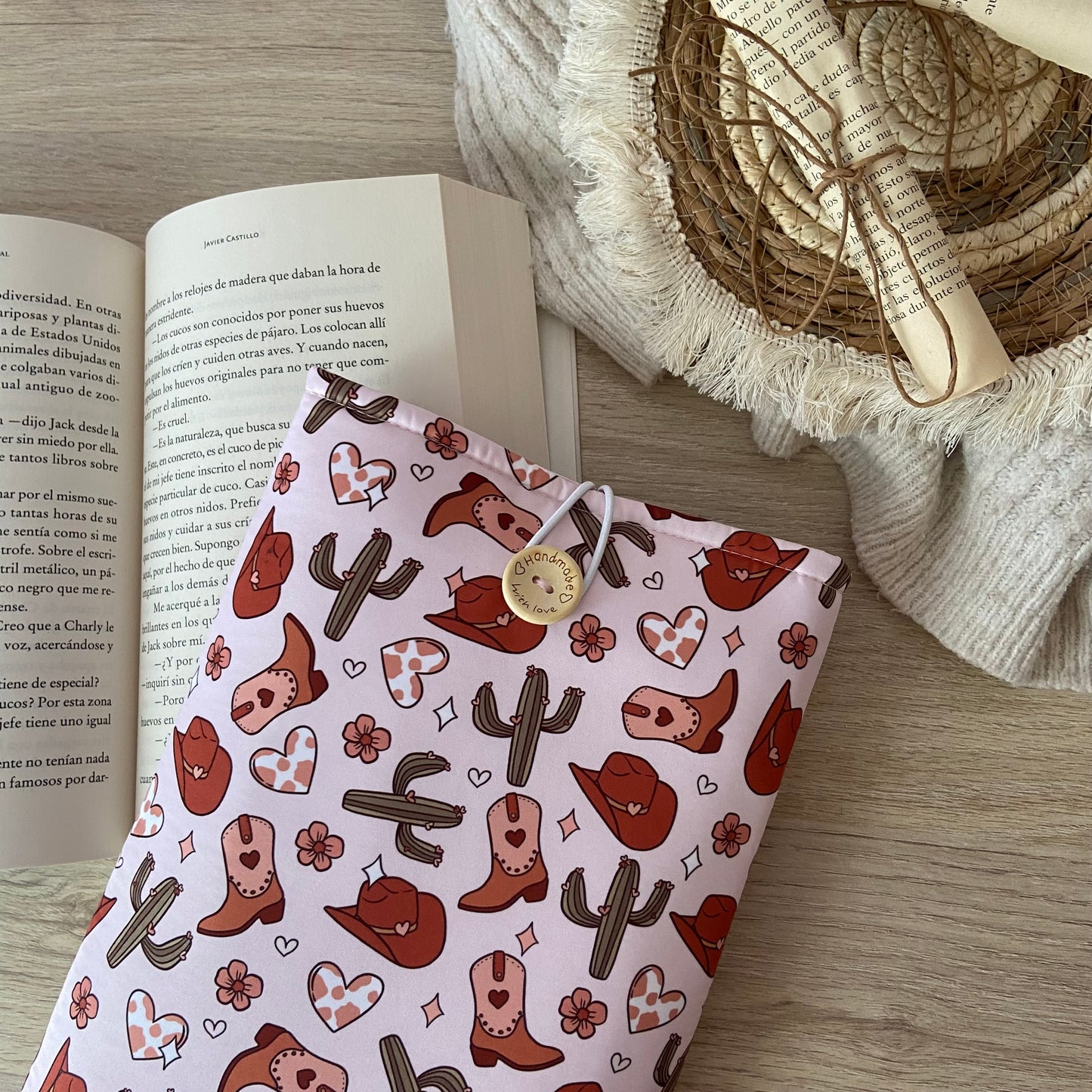 Funda literaria cowboy era