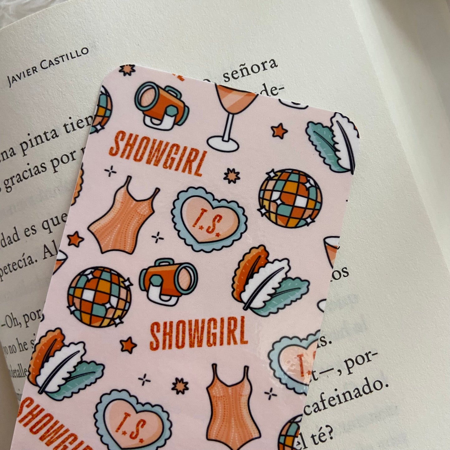 Marcapáginas Taylor Swift The life of a showgirl