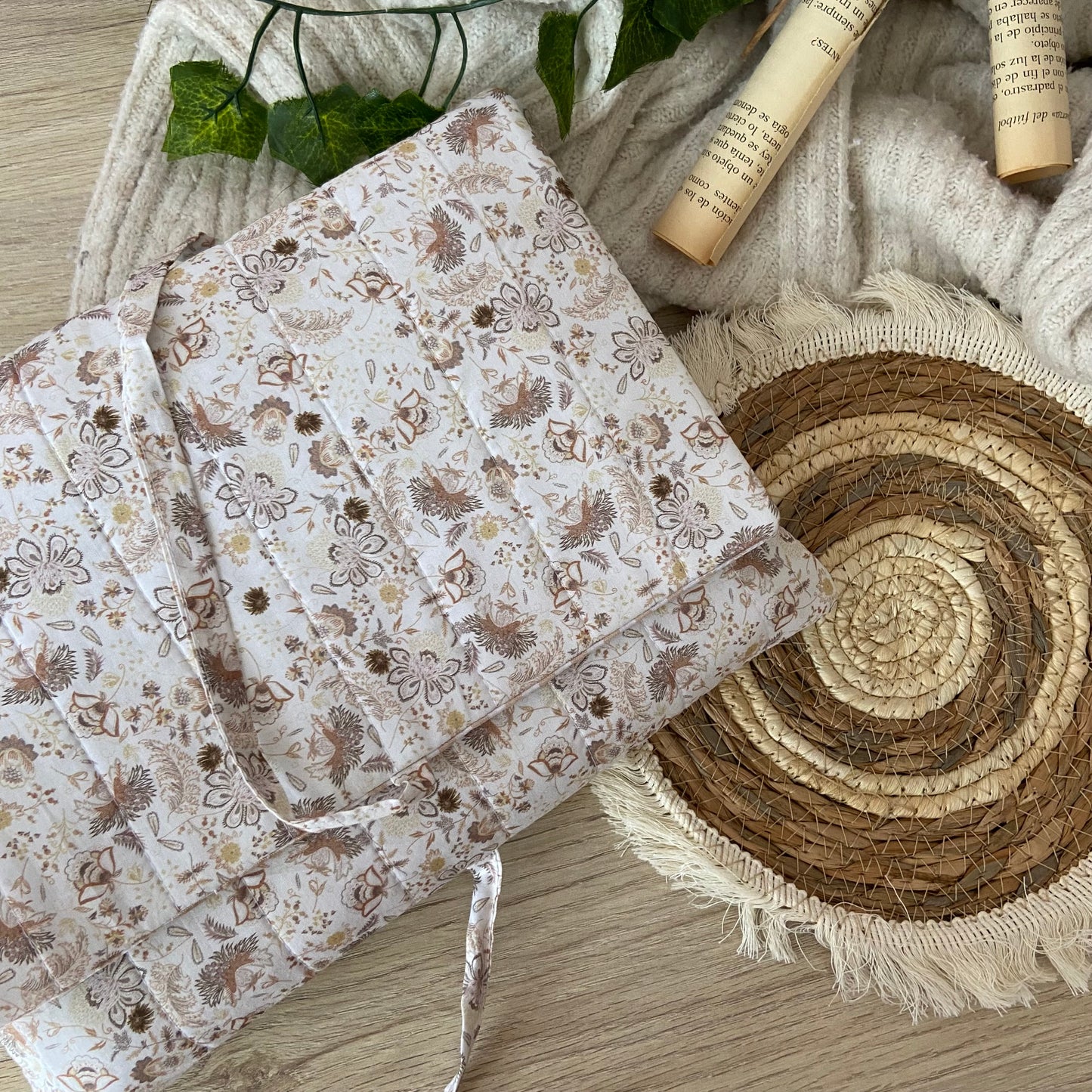 Funda acolchada jazmín
