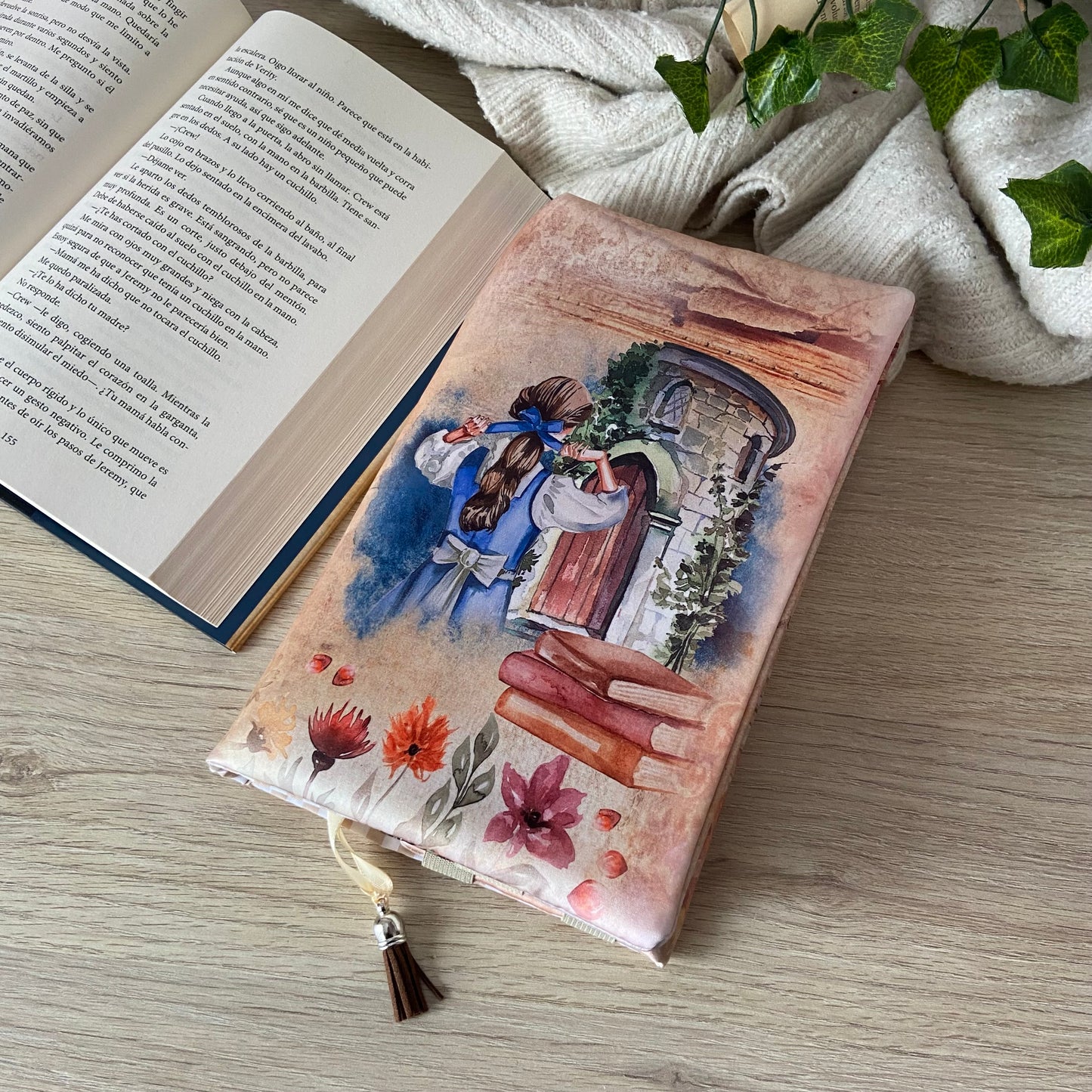 Funda ajustable Bella en acuarela