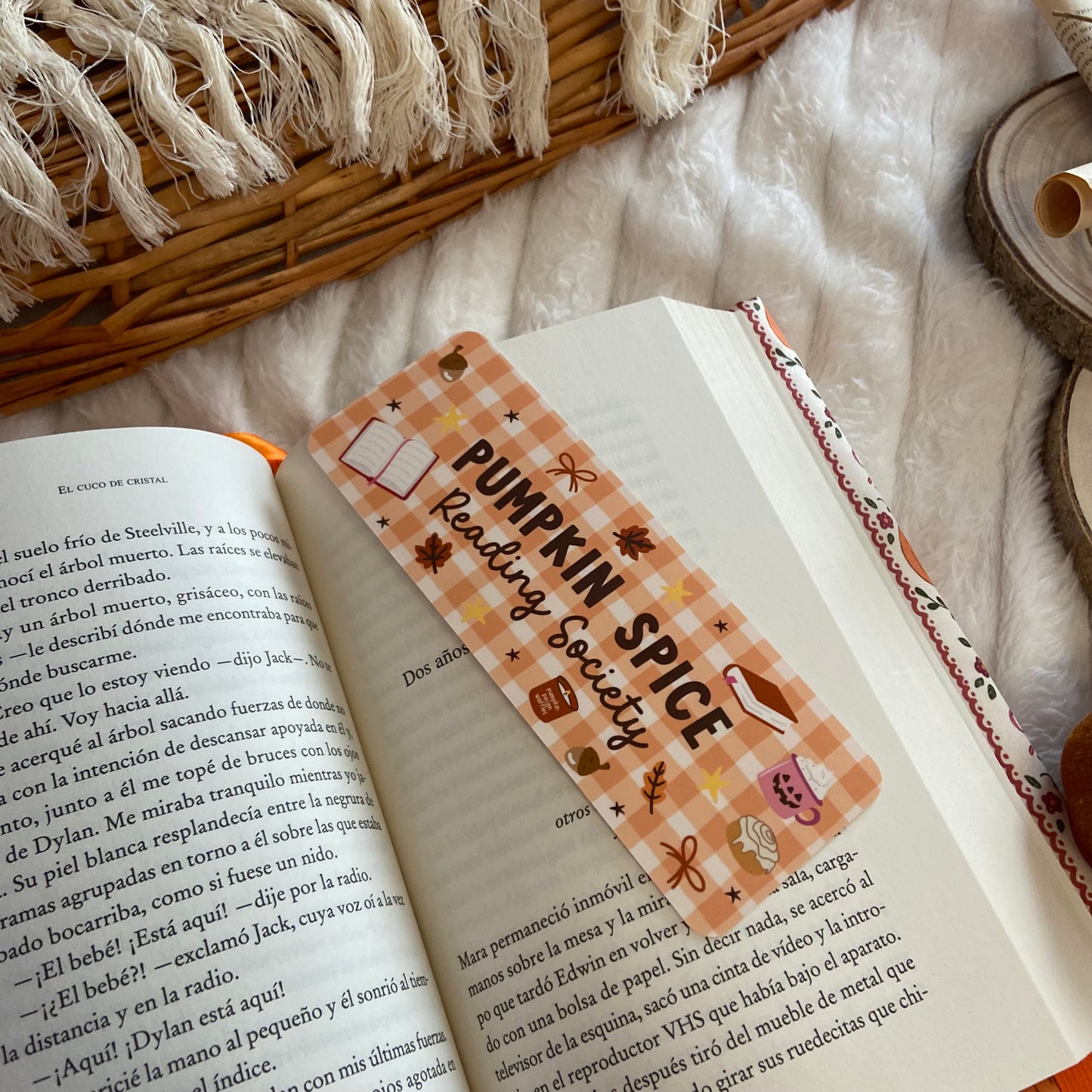 Marcapáginas Pumpkin spice reading society