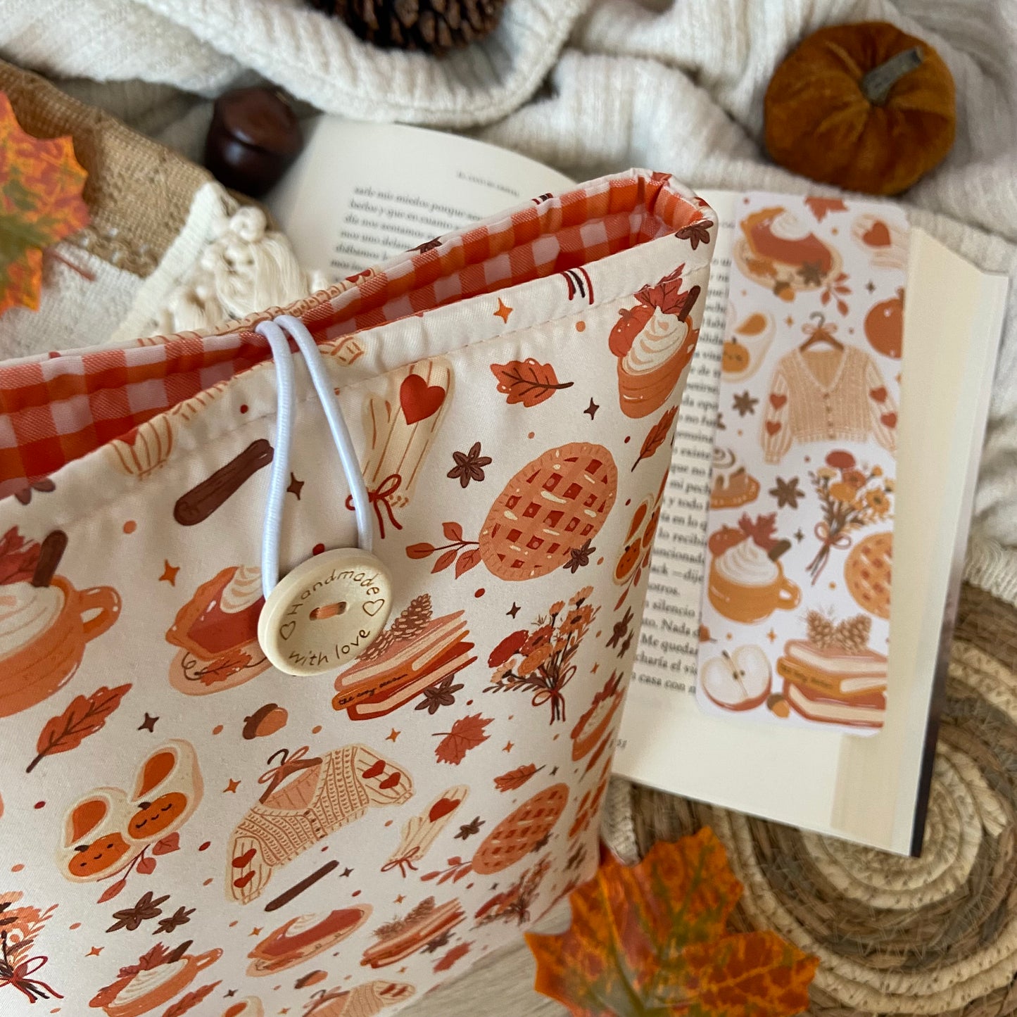 Funda literaria here comes the Autumn