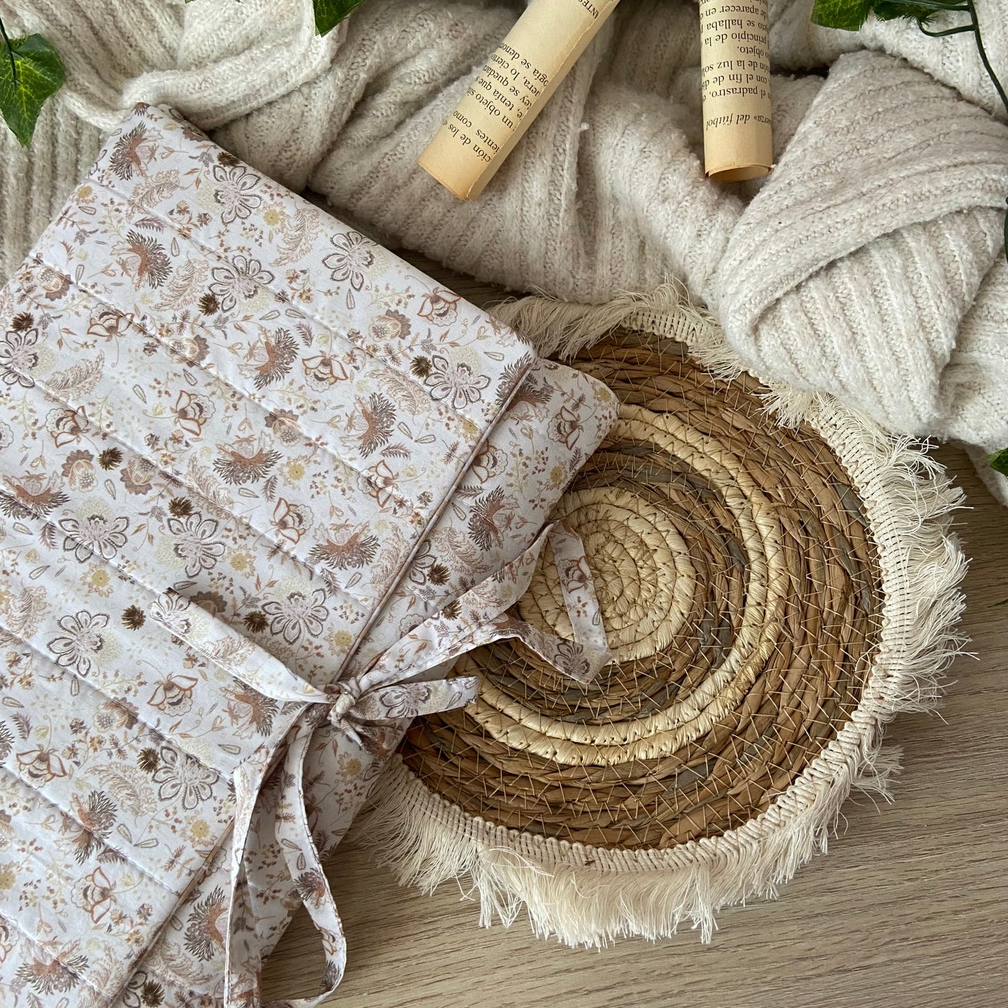 Funda acolchada jazmín