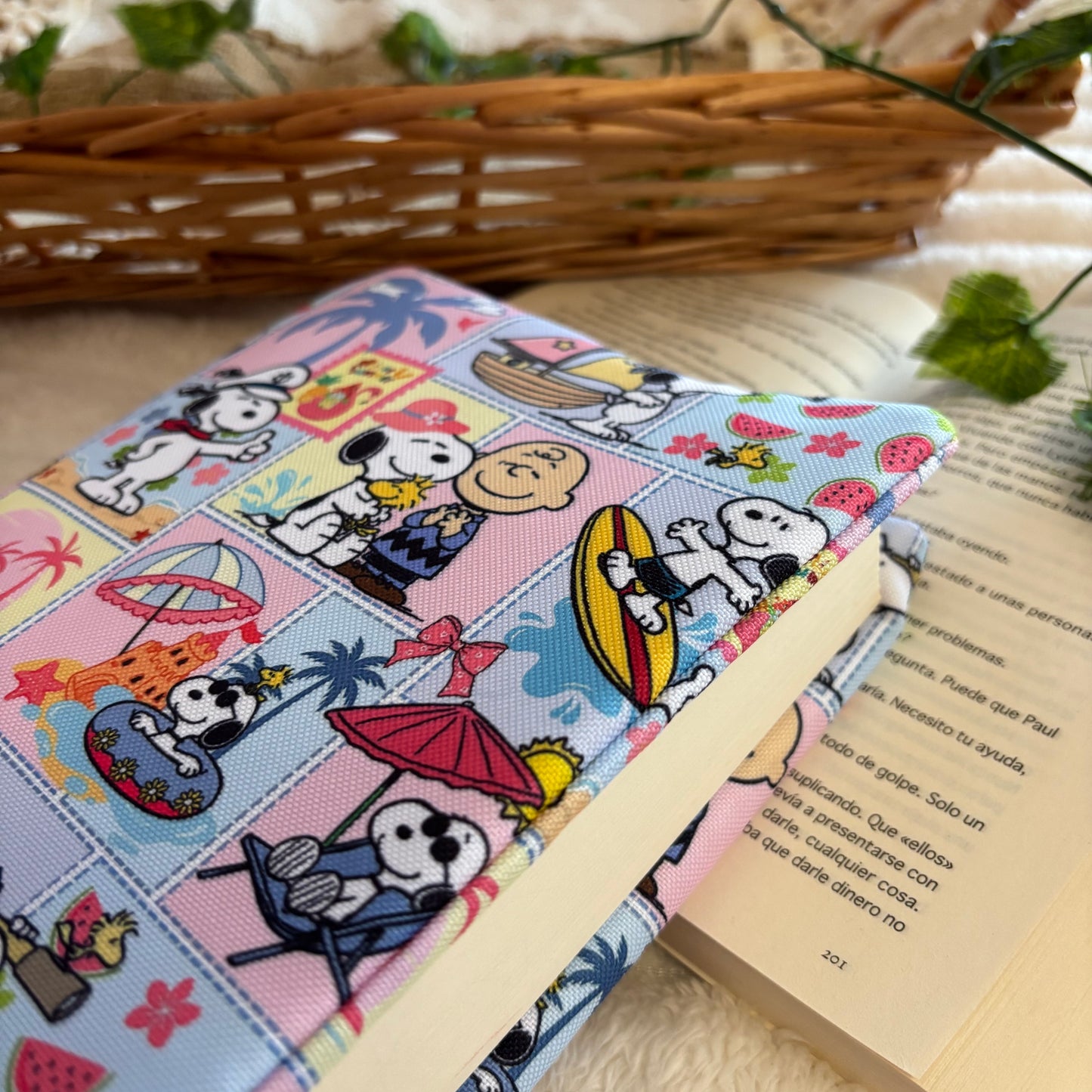 Funda ajustable Snoopy en verano impermeable