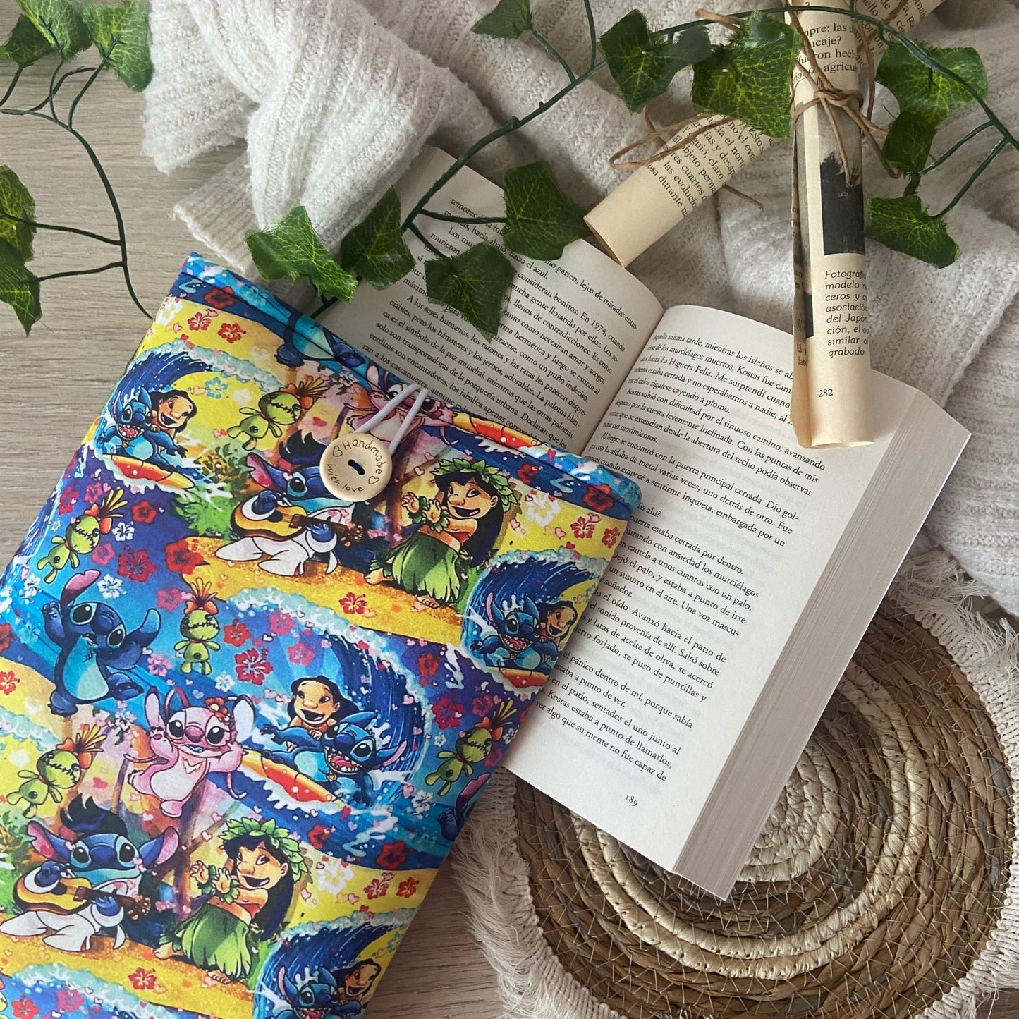 Funda literaria Lilo y Stitch outlet
