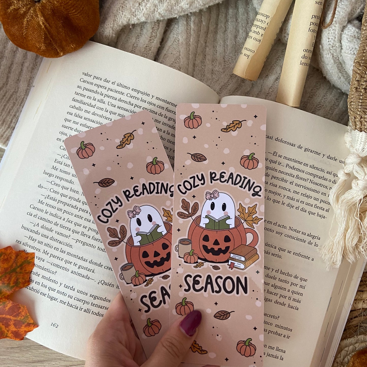 Marcapáginas Cozy reading season