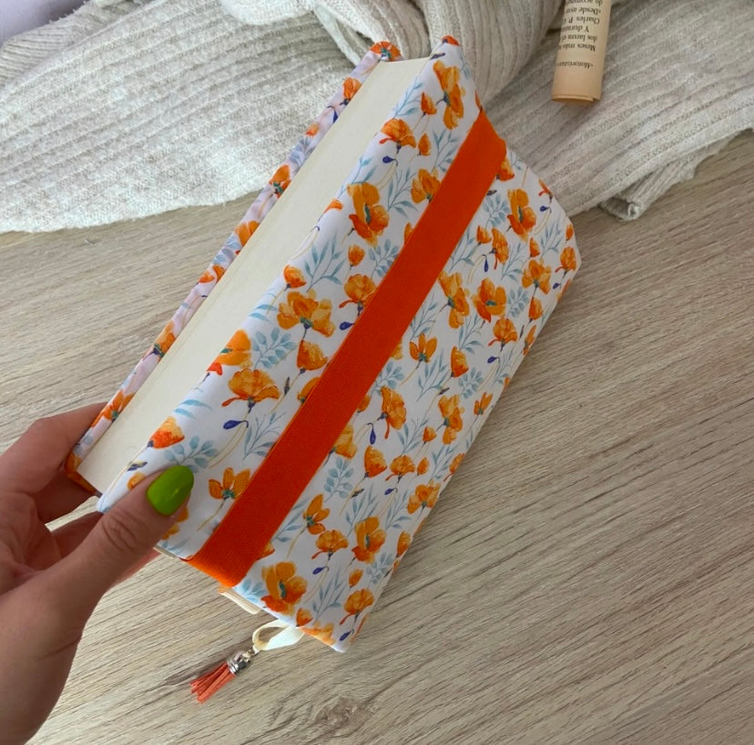 Funda ajustable amapolas outlet