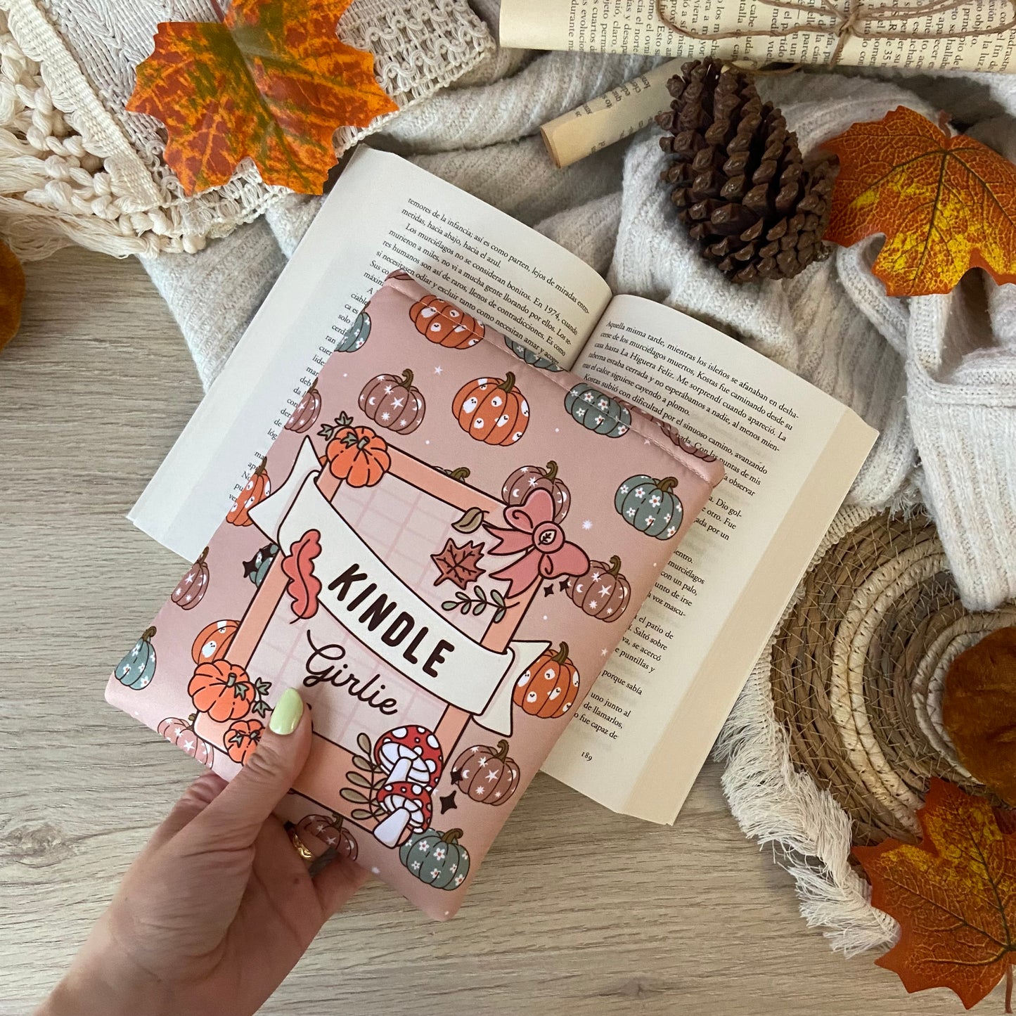 Funda kindle/kobo libra colour kindle girlie in autumn