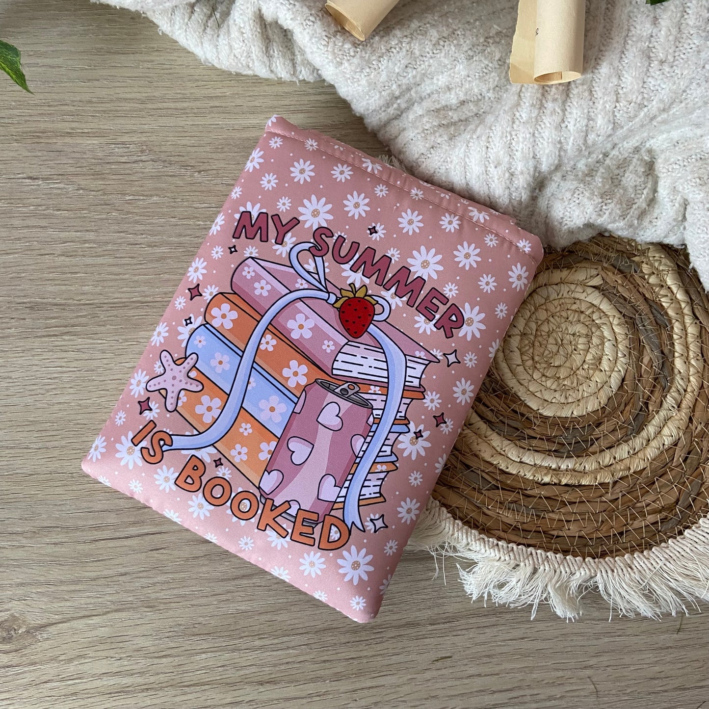 Funda kindle/kobo libra colour my summer is booked
