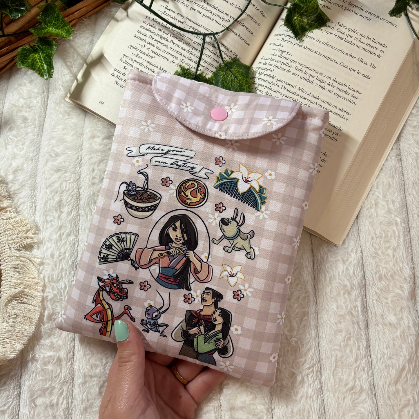 Funda kindle/kobo libra colour princesa Mulán