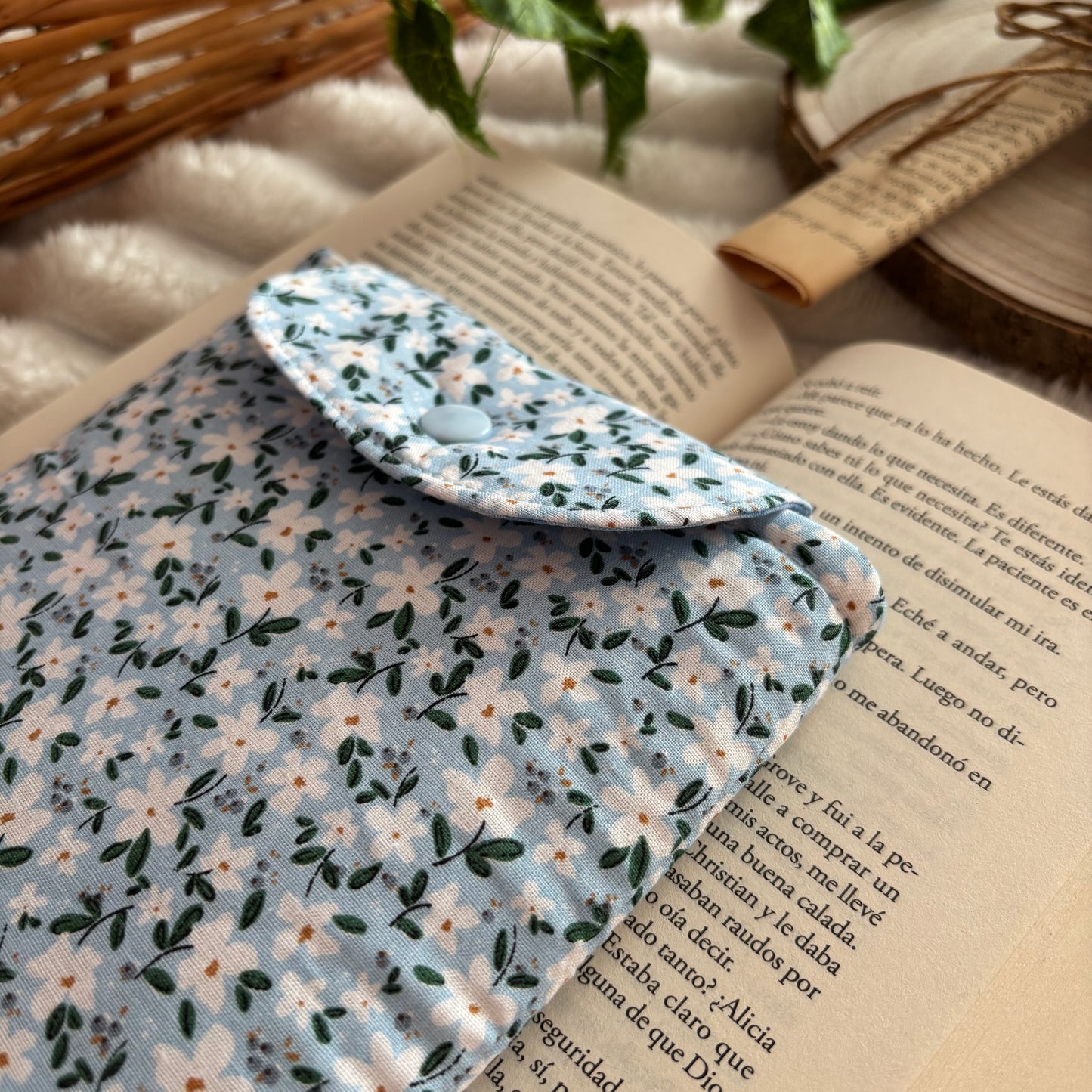 Funda para ebook Margaret en azul
