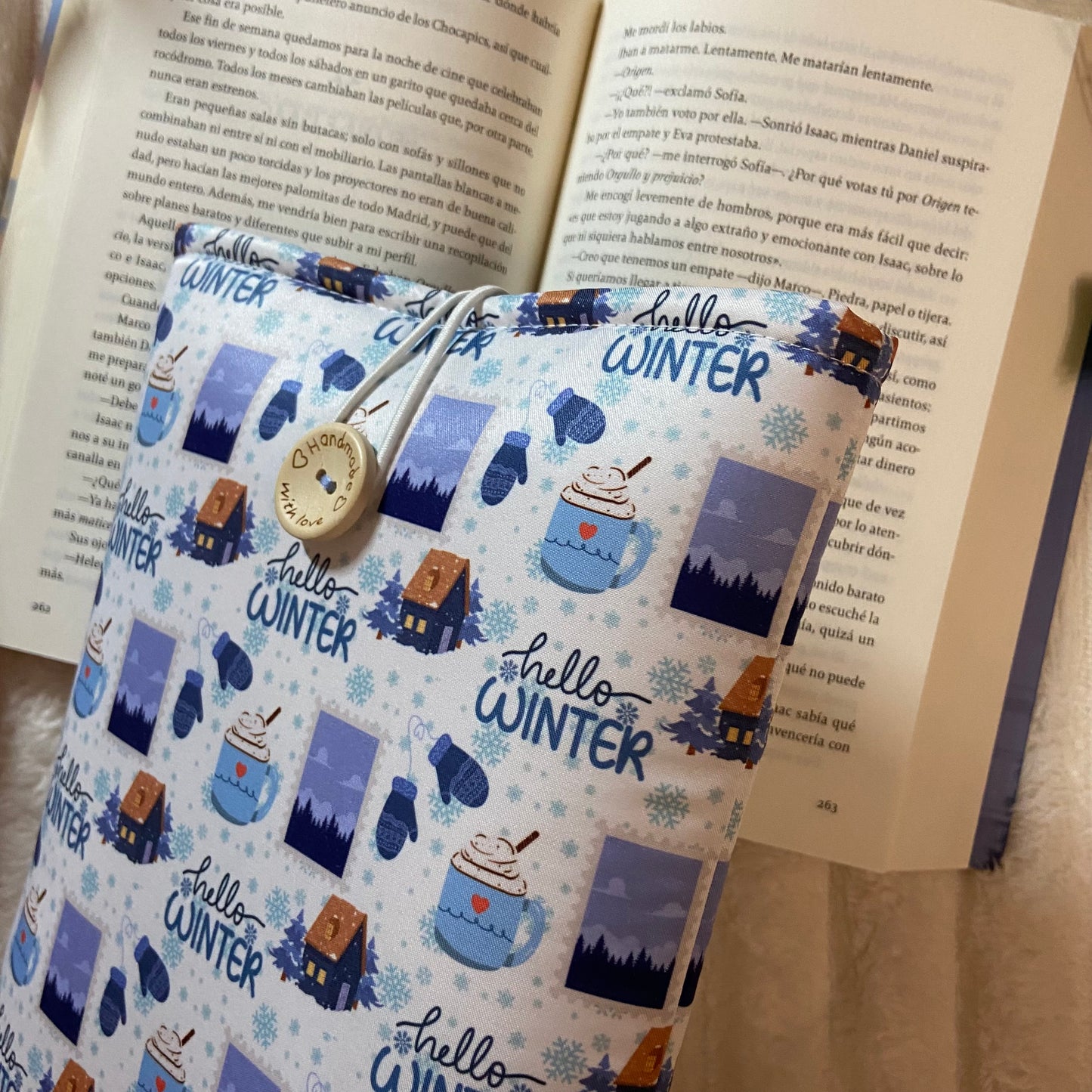 Funda literaria hello winter outlet
