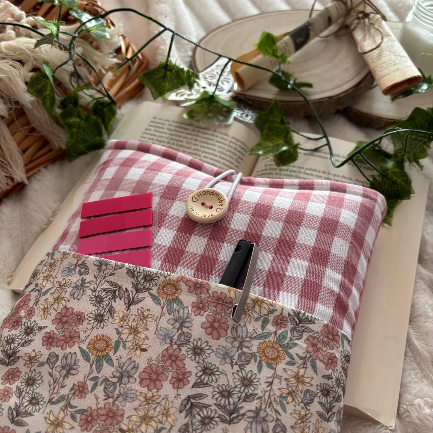 Funda literaria Bosco con bolsillo