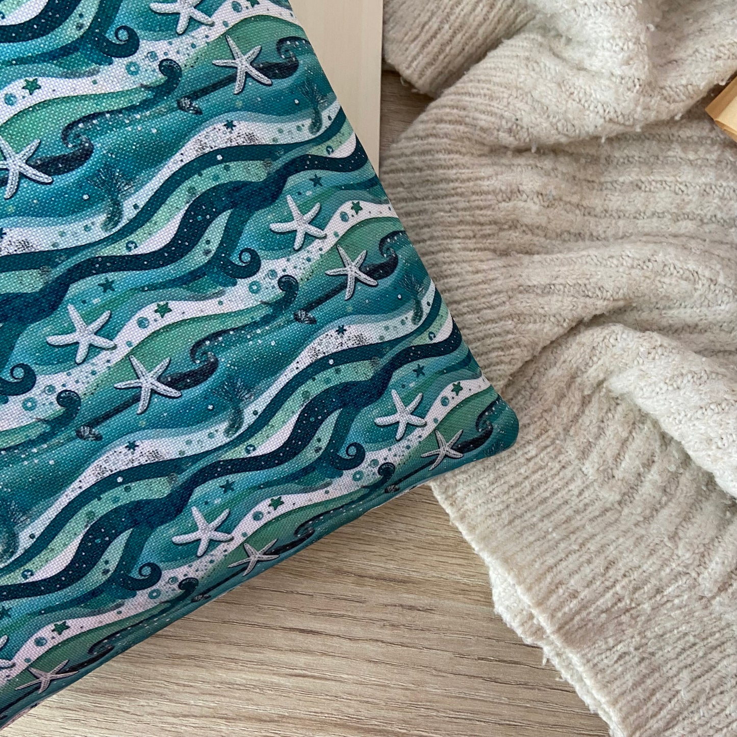 Funda literaria en el mar impermeable