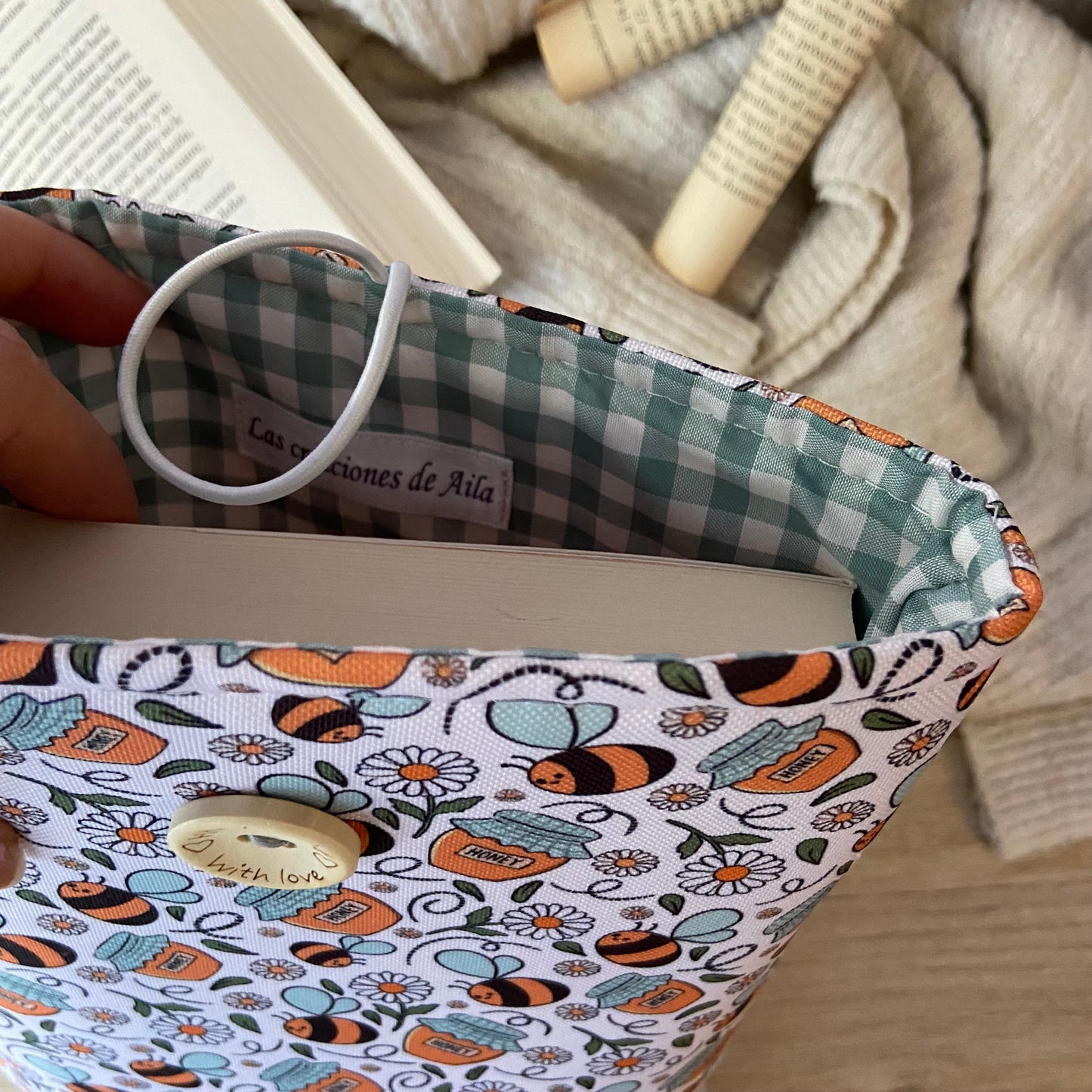 Funda literaria honey impermeable