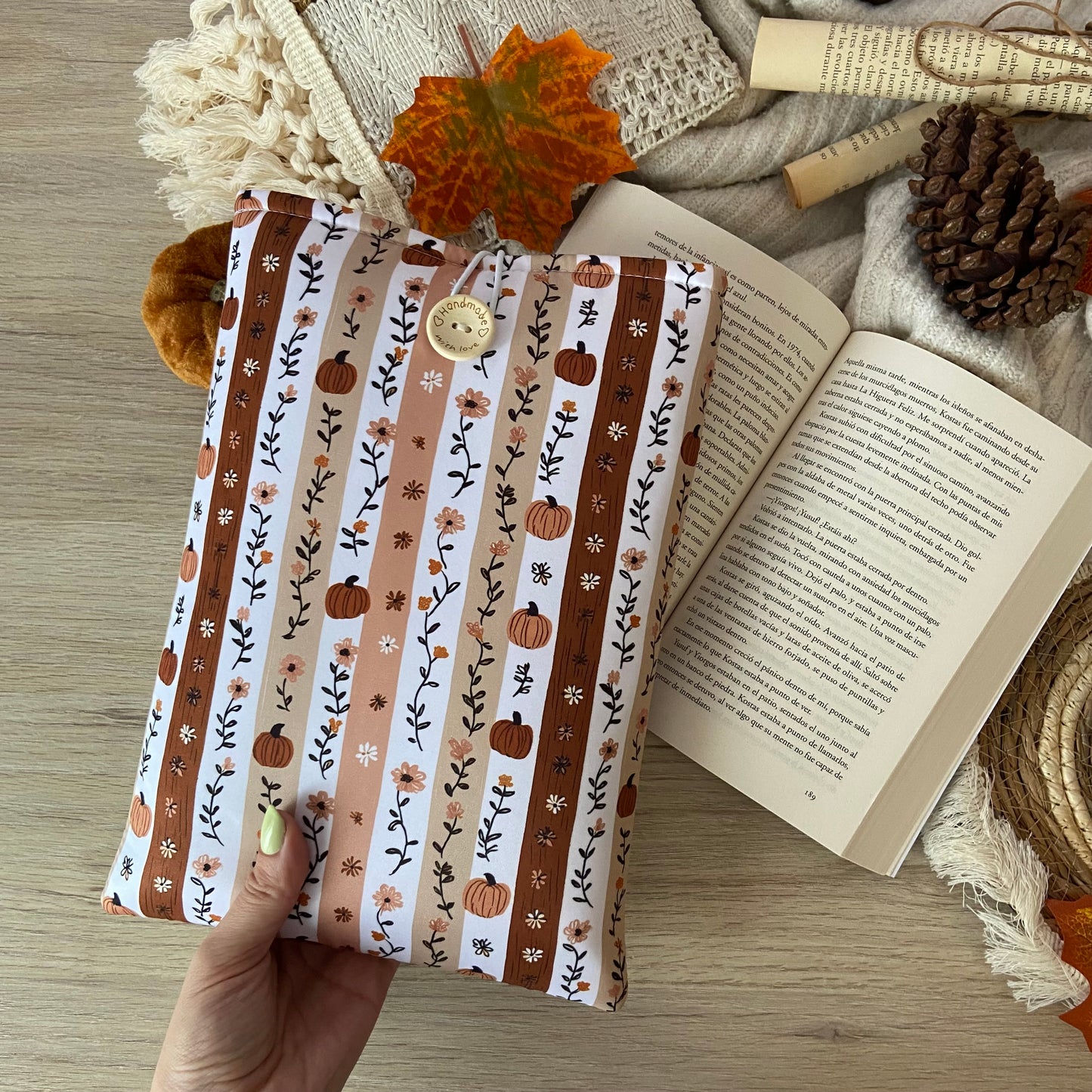 Funda literaria Pumpki