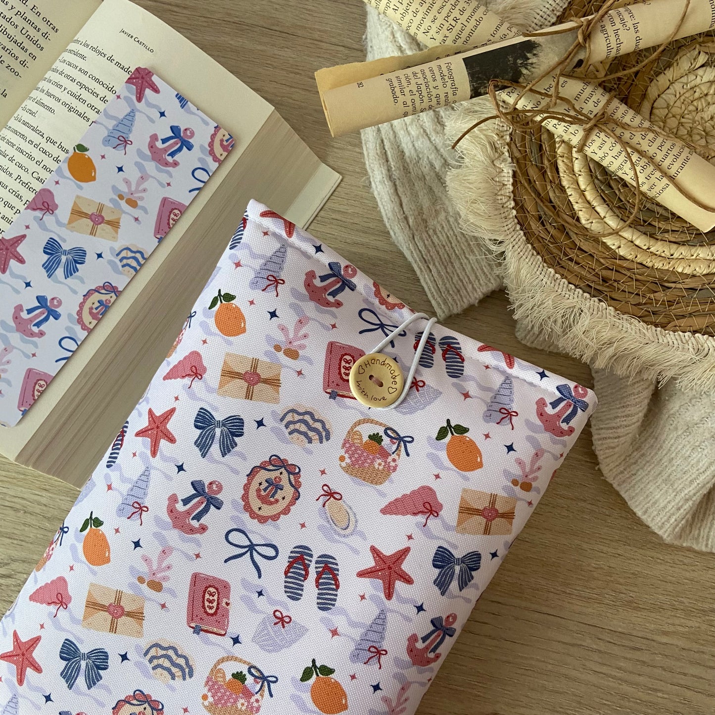 Funda literaria summer vibes impermeable