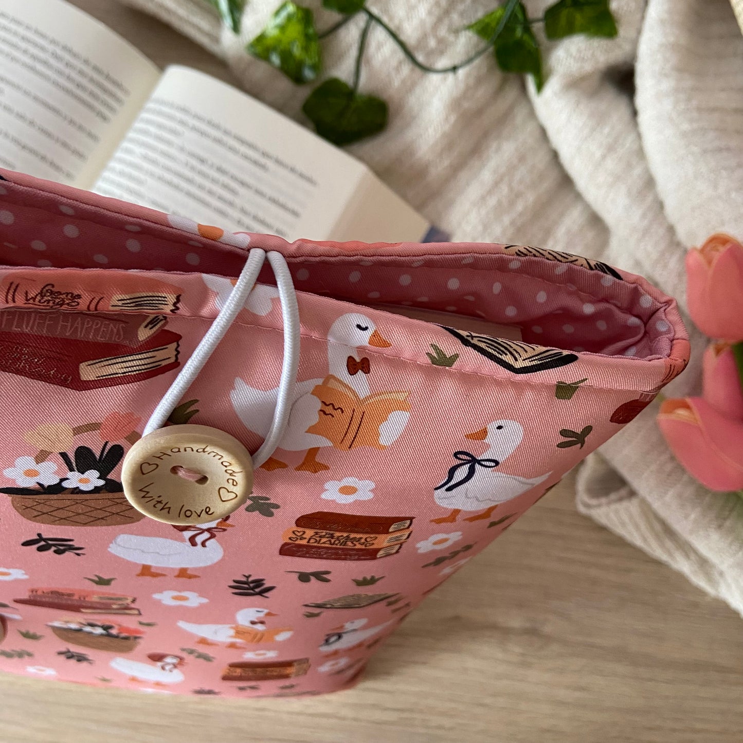 Funda literaria ocas primaverales