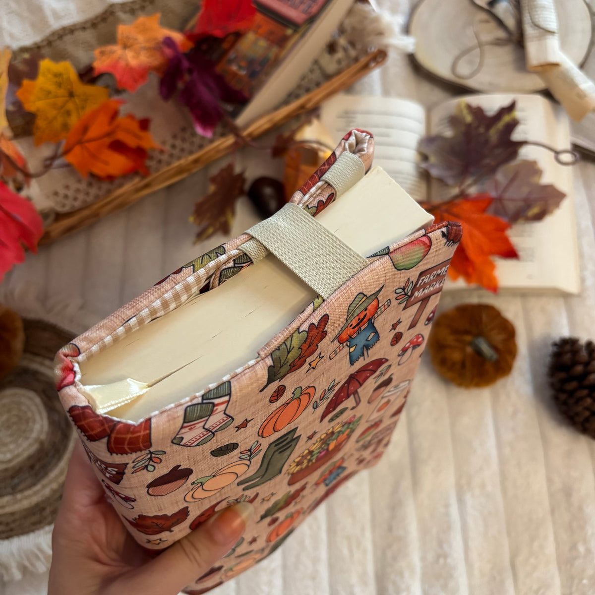 Funda ajustable farmer market in Autumn