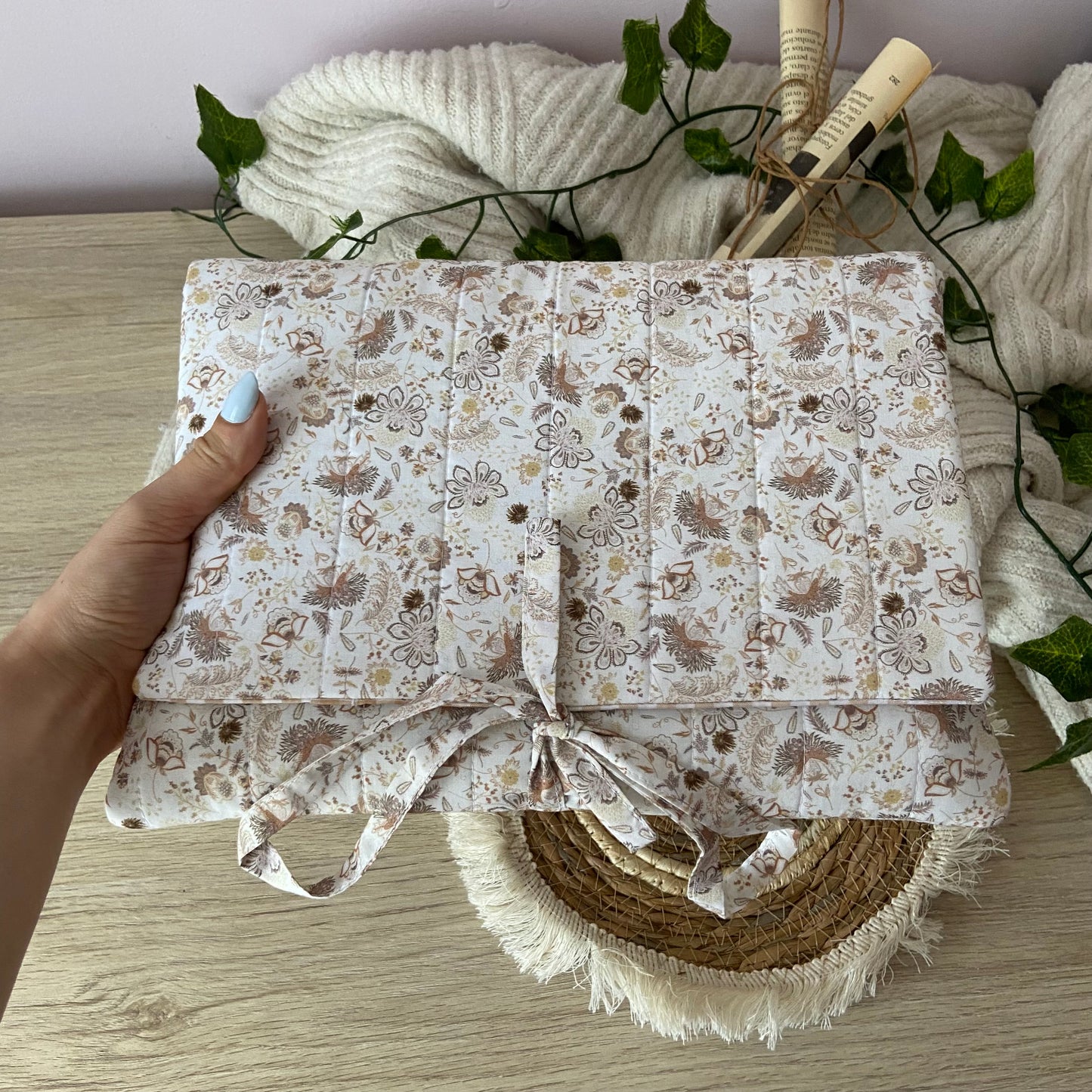 Funda acolchada jazmín