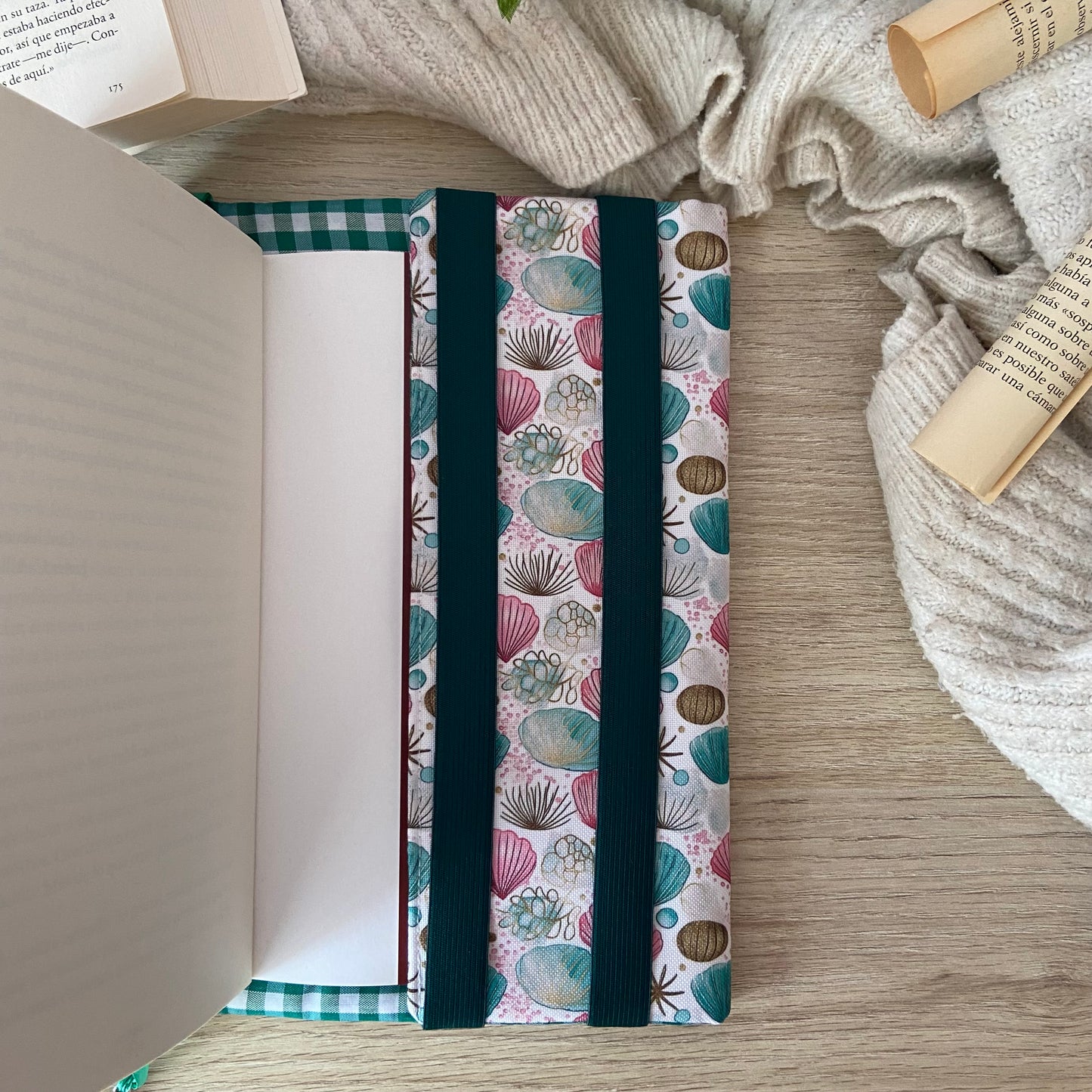 Funda ajustable conchas marinas impermeable