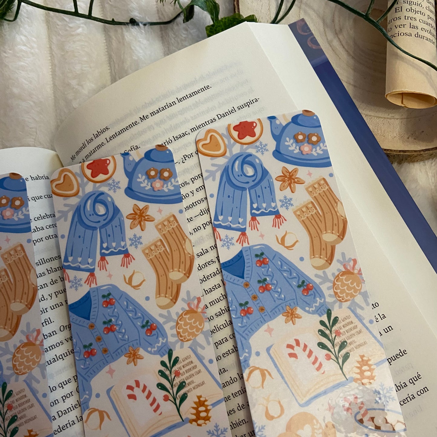 Marcapáginas llegó el invierno