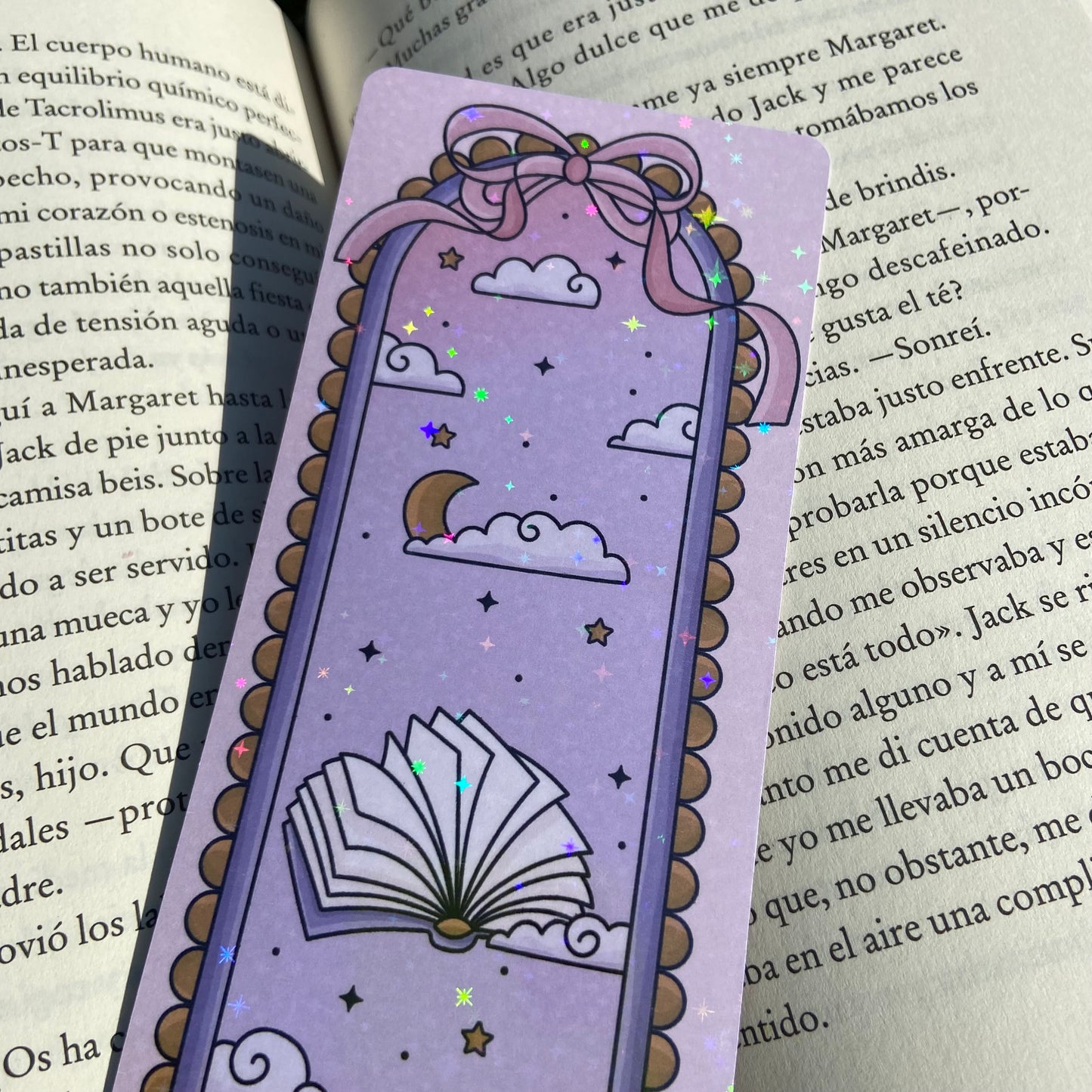 Pack 3 marcapáginas holográficos sueños de papel