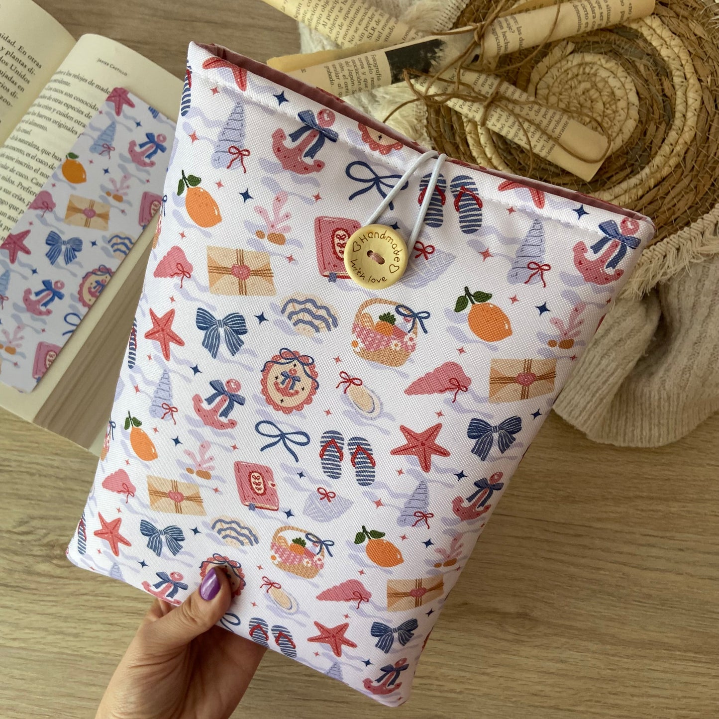 Funda literaria summer vibes impermeable