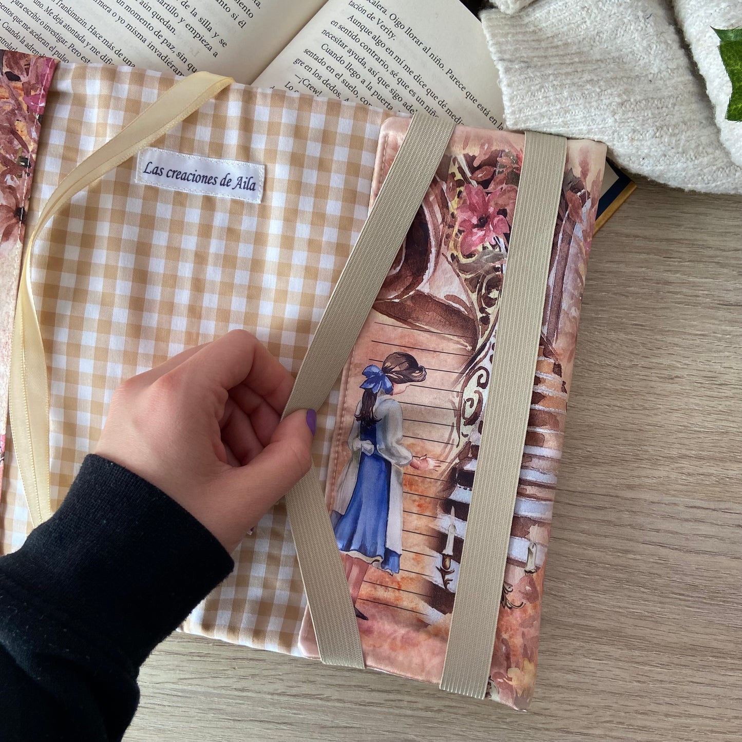 Funda ajustable Bella en acuarela