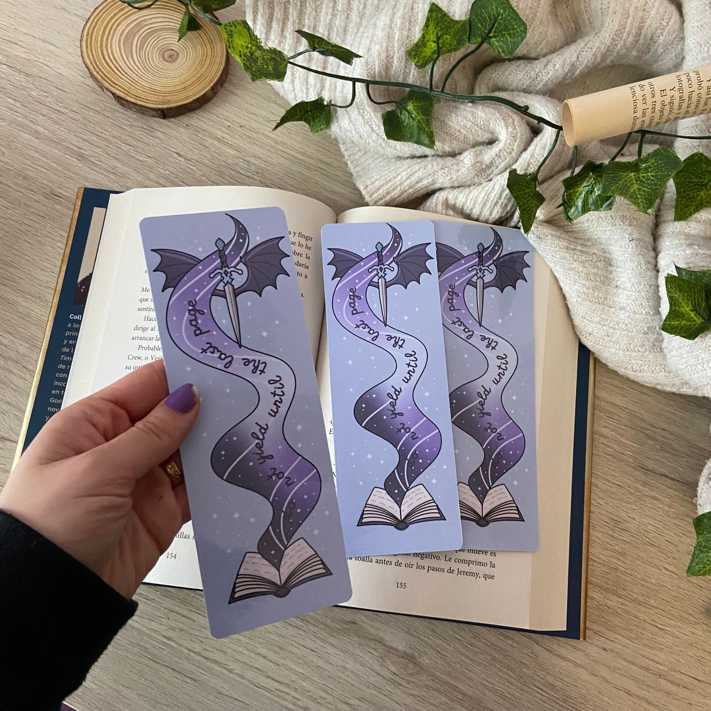 Marcapáginas Do not yield until the last page