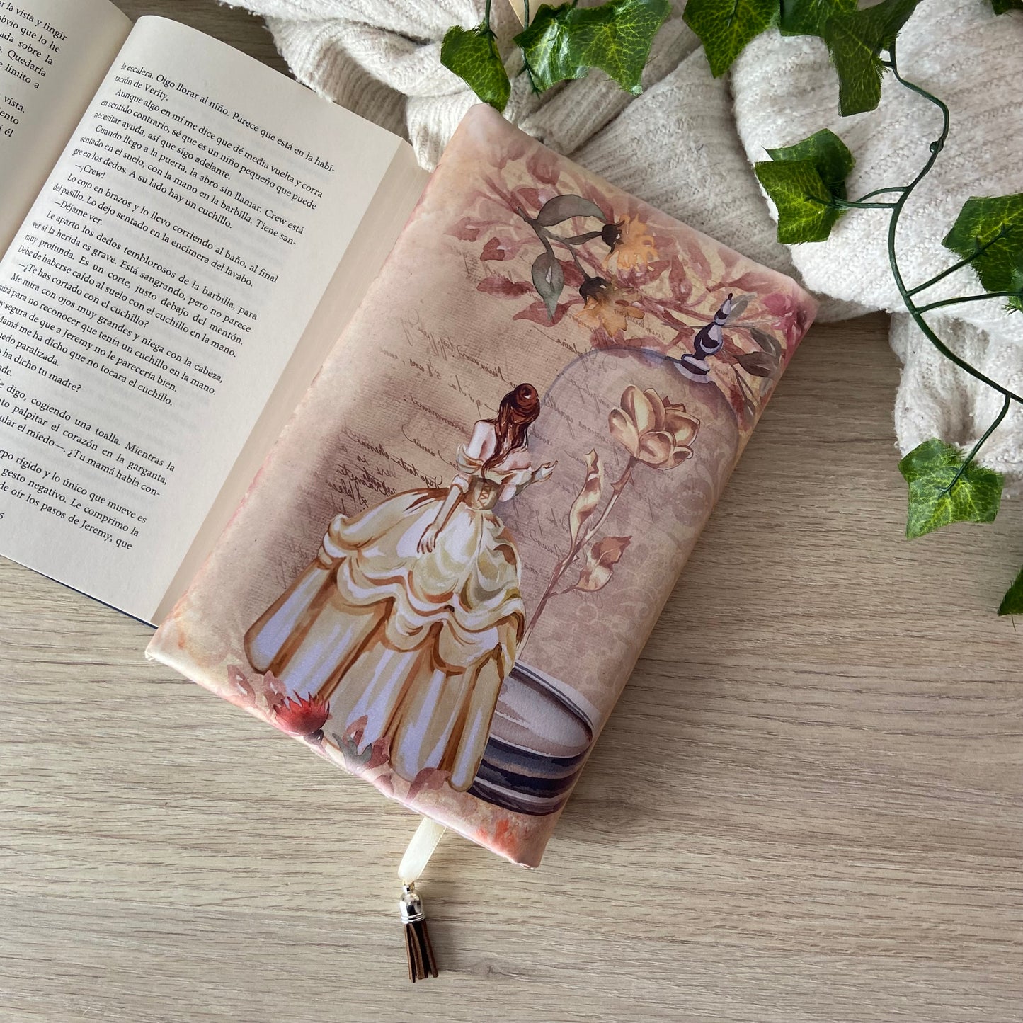 Funda ajustable Bella en acuarela