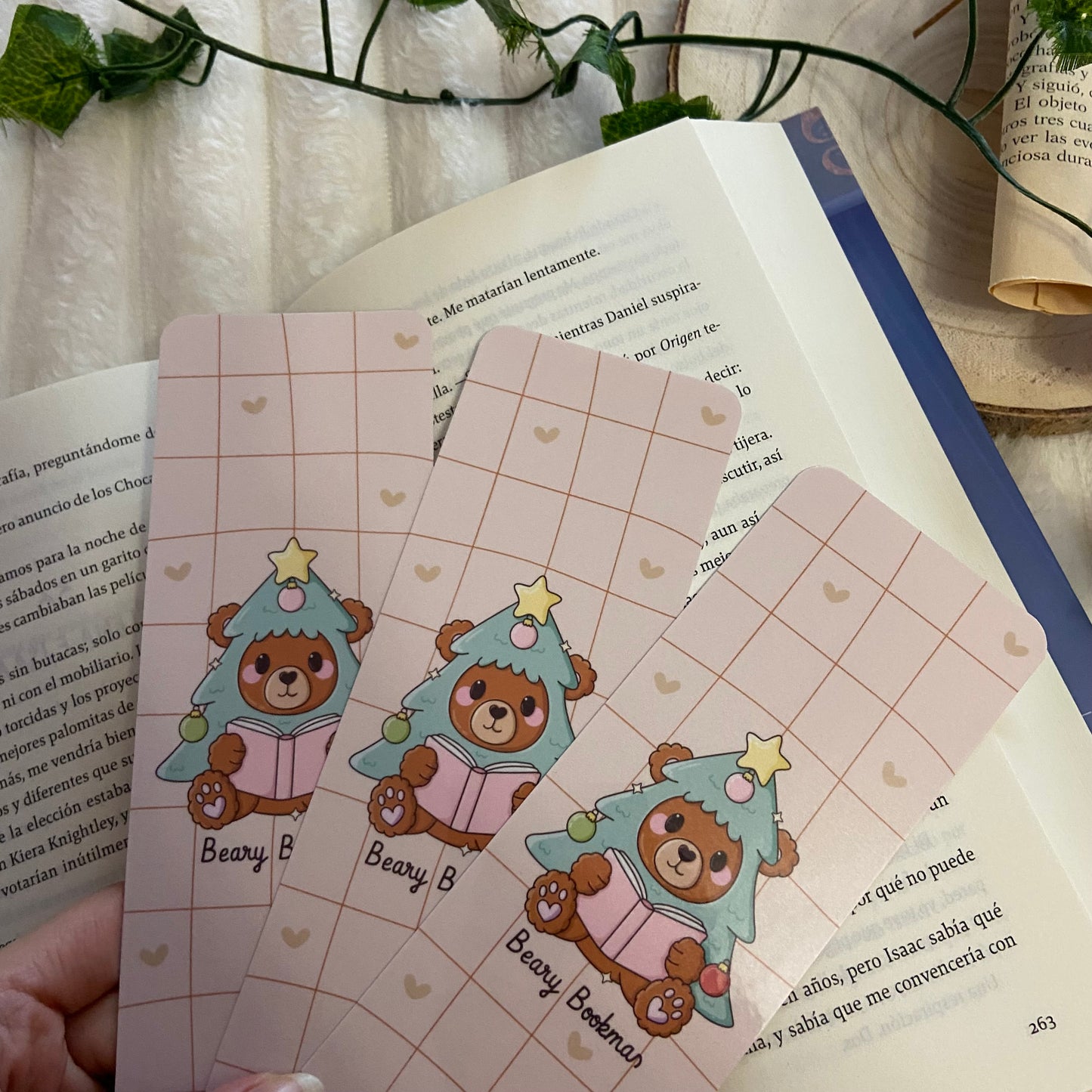 Marcapáginas beary bookmas