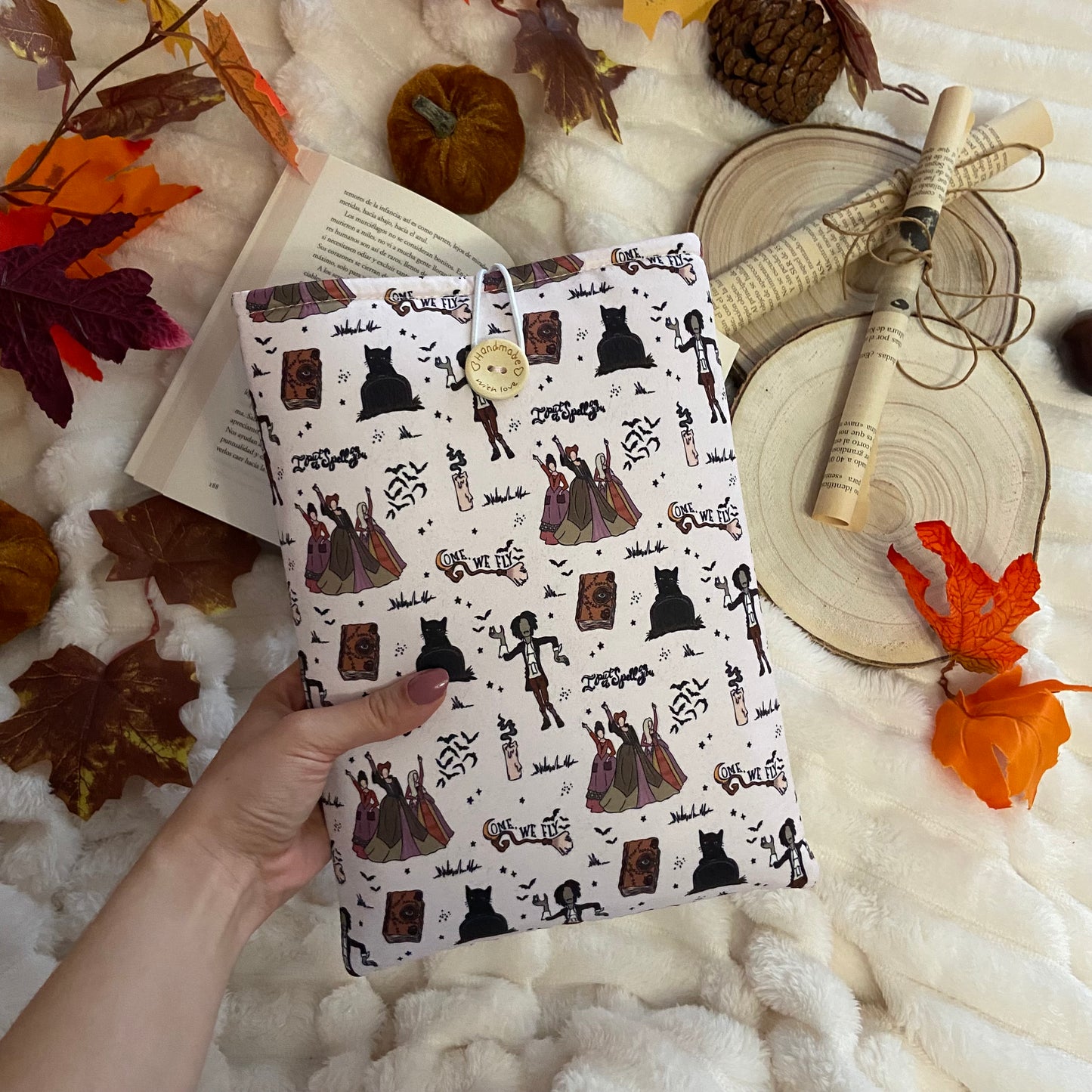 Funda literaria hocus pocus