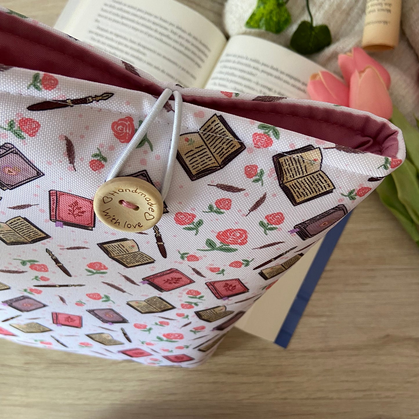 Funda literaria cute books impermeable