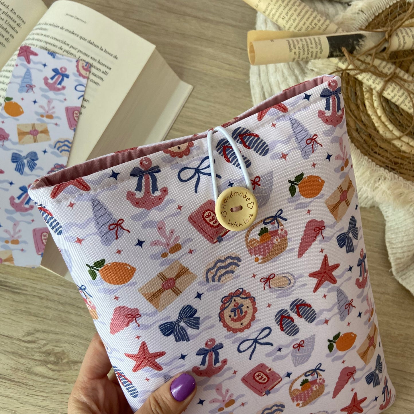 Funda literaria summer vibes impermeable