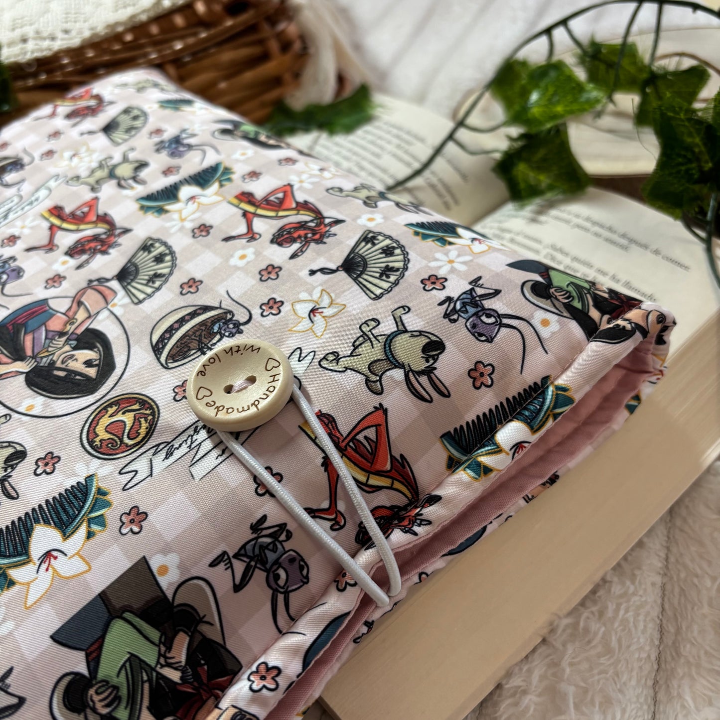 Funda literaria princesa Mulán