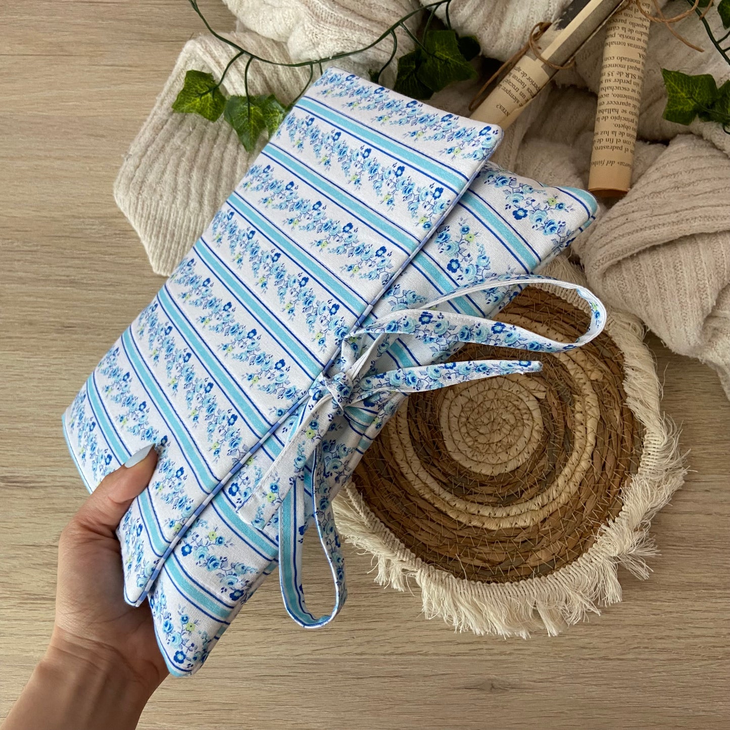 Funda acolchada bleu