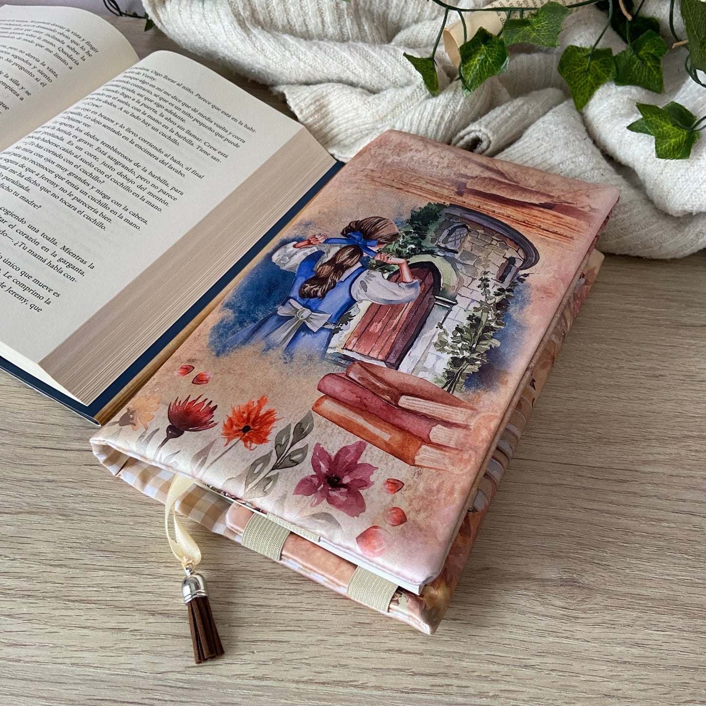 Funda ajustable Bella en acuarela