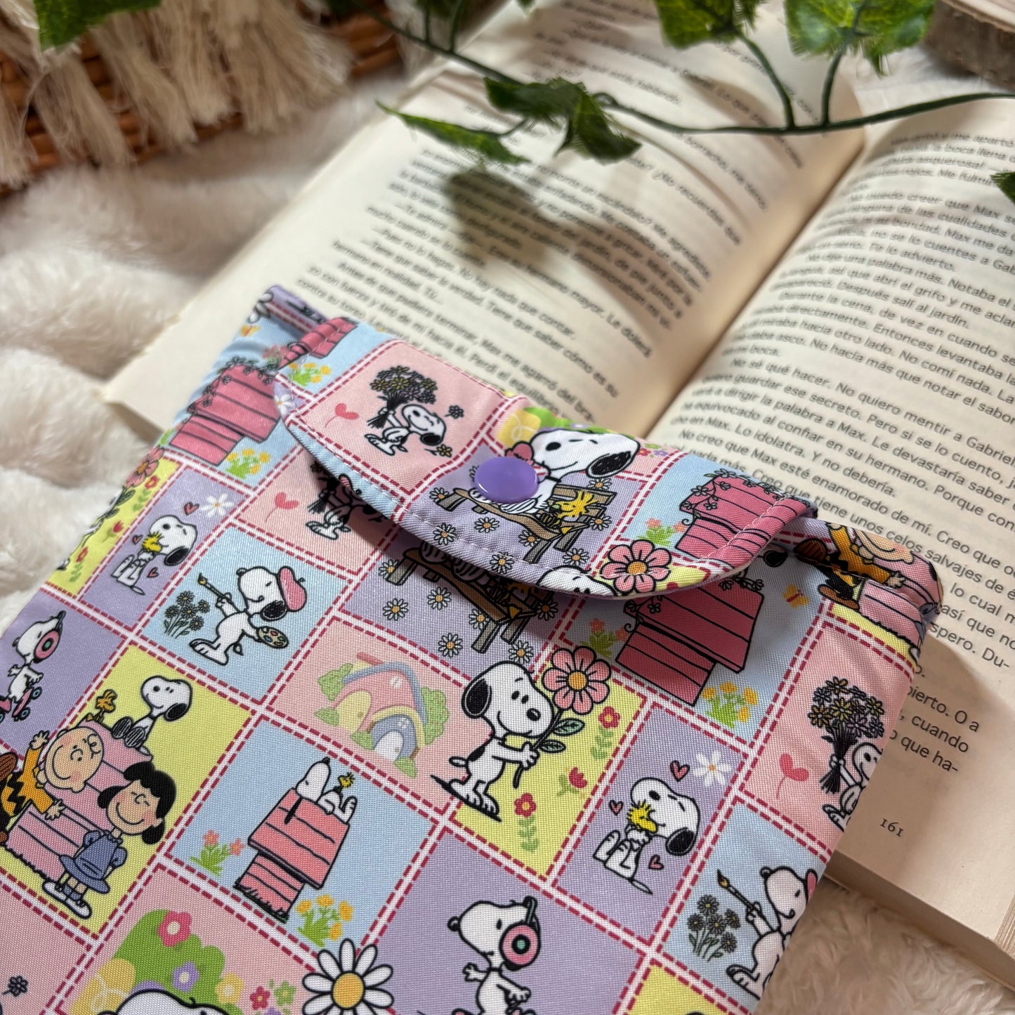 Funda kindle/kobo libra colour Snoopy en la vida