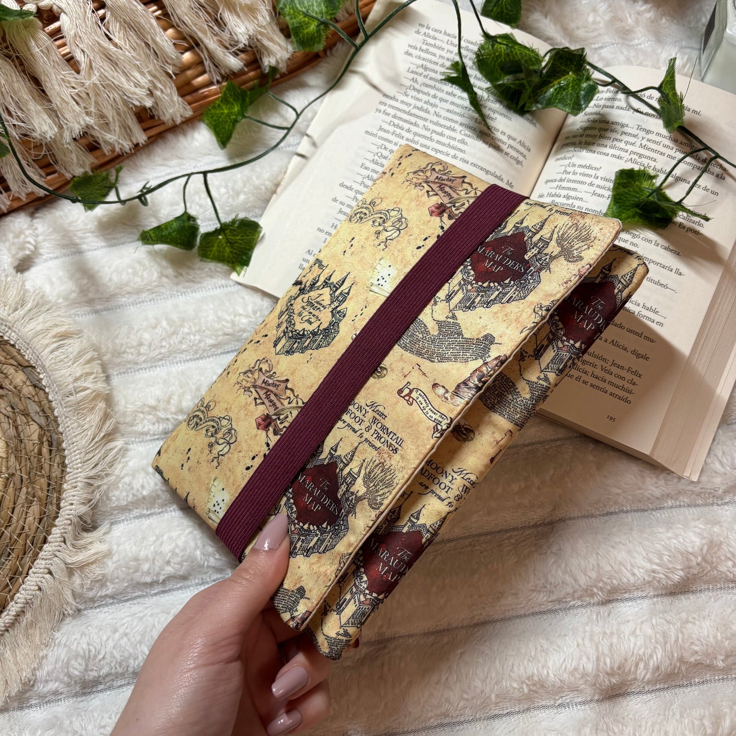 Funda de solapas para ebook mapa merodeador