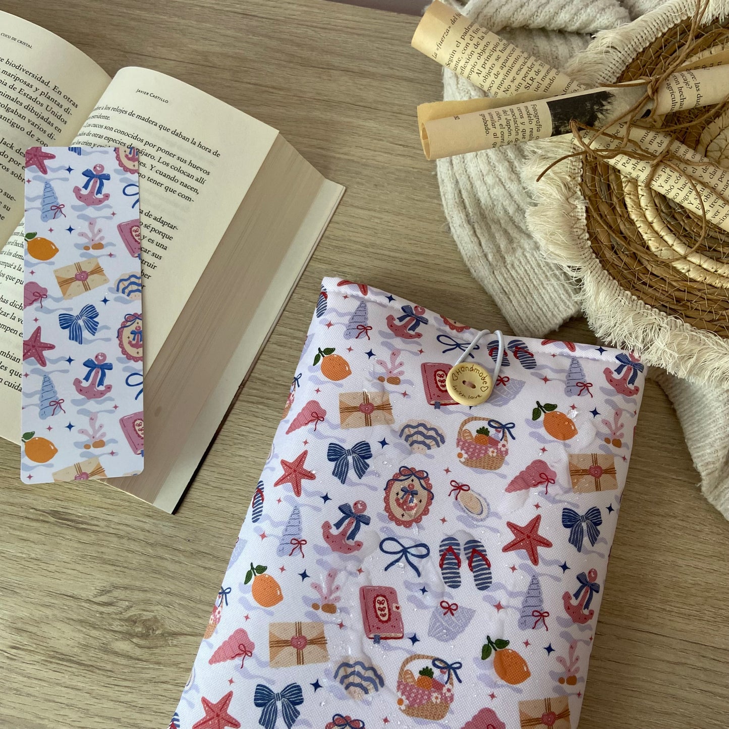Funda literaria summer vibes impermeable