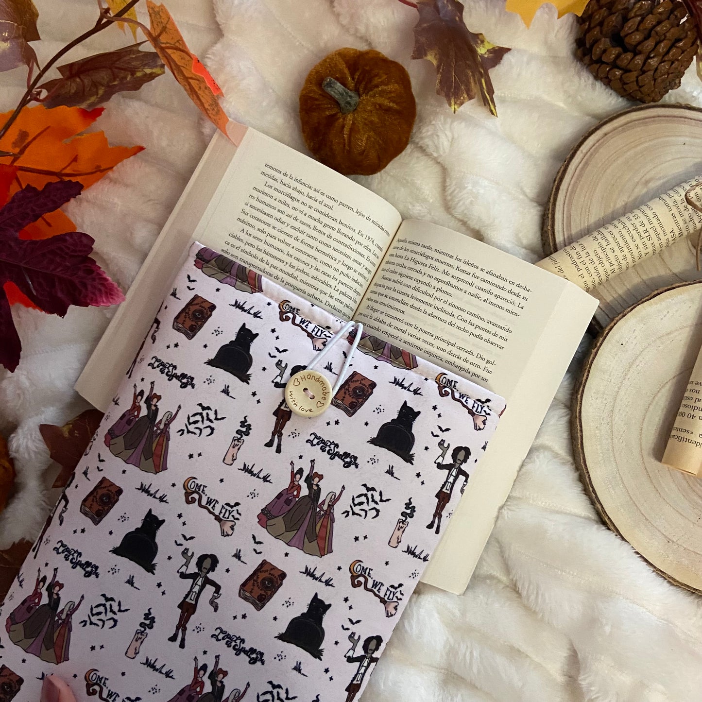 Funda literaria hocus pocus